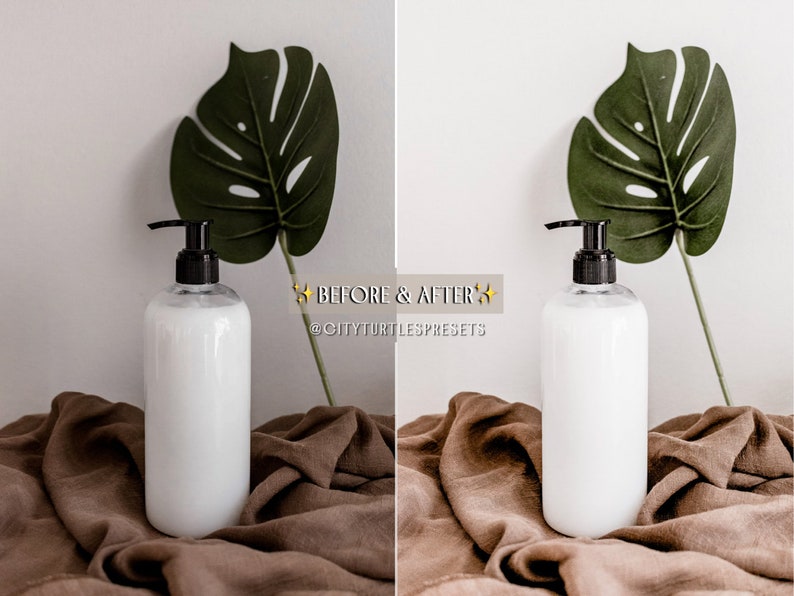 Clean White Product Lightroom Presets for Desktop & Mobile, Bright Airy Natural Photography Editing Tools image 3