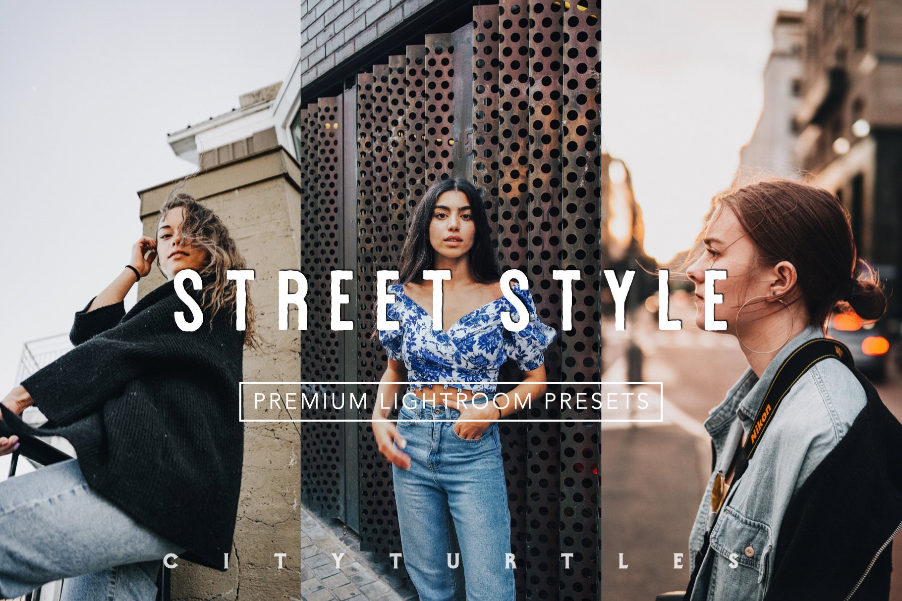 Clean Modern STREET STYLE Editorial Lightroom Presets Pack for | Etsy
