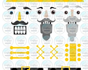 Download Nutcracker Face Svg Etsy