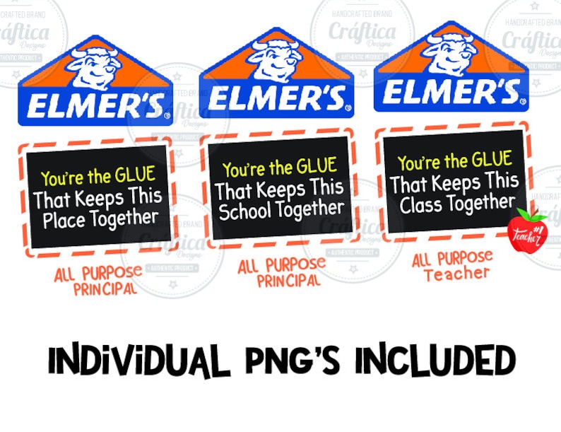 ELMERS GLUE SVG / Png Etsy