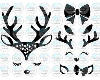 Reindeer SVG, Deer PNG, Reindeer tumbler, Deer Tumbler, Reindeer Decal, Deer Decal