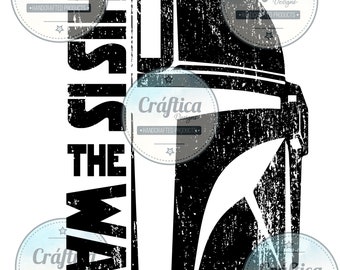 This is the Way Svg PNG, Mandalorian Svg PNG, Mandalorian Helmet, Decal for Tumbler mugs etc, ready to cut files, sublimation