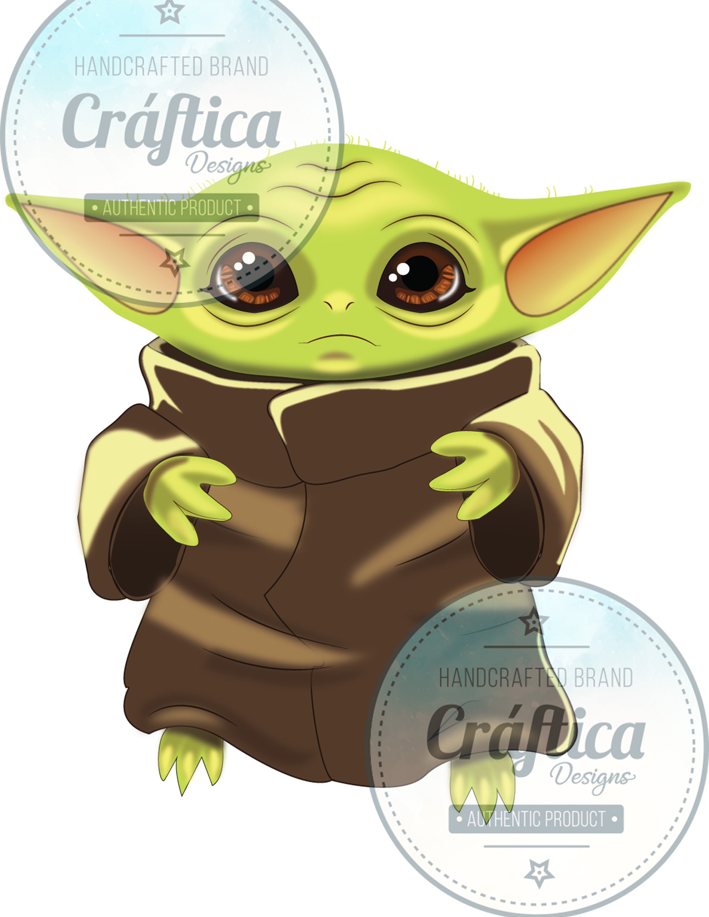Bebé Yoda PNG Halloween imagen digital de dibujos animados - Etsy España