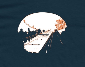 Metro Escalator t-shirt (midnight navy)