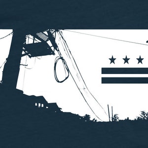 Mount Pleasant Sky t-shirt midnight navy image 1