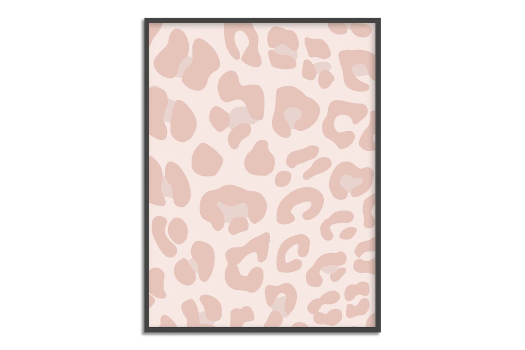 『 Pink Leopard fam 』by Zuberi 30*40cm The Petting Zoo VERY SOFT PINK LEOPARD CAT 12