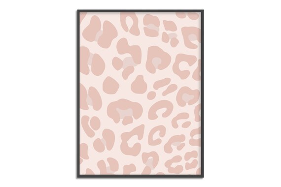 pink and white cheetah print