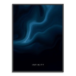 Blue Infinity Print