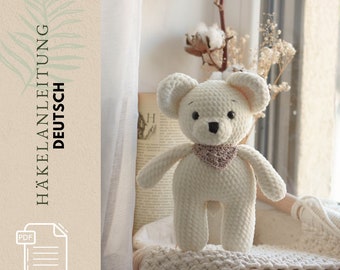 PDF-Datei Häkelanleitung Anleitung Tedy Bär Mika Häkeln amigurumi