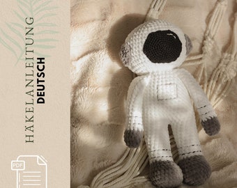 PDF file crochet pattern Astronaut crochet pattern