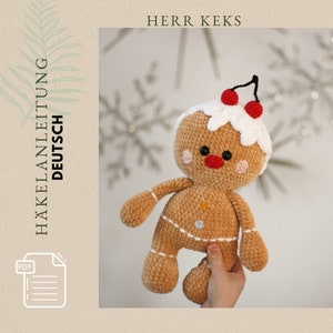 PDF-Datei Häkelanleitung Anleitung Herr Keks Lebkuchenmann