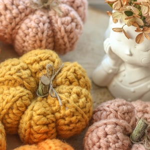 Crochet pumpkin / autumn decoration / autumn / pumpking / thanksgiving