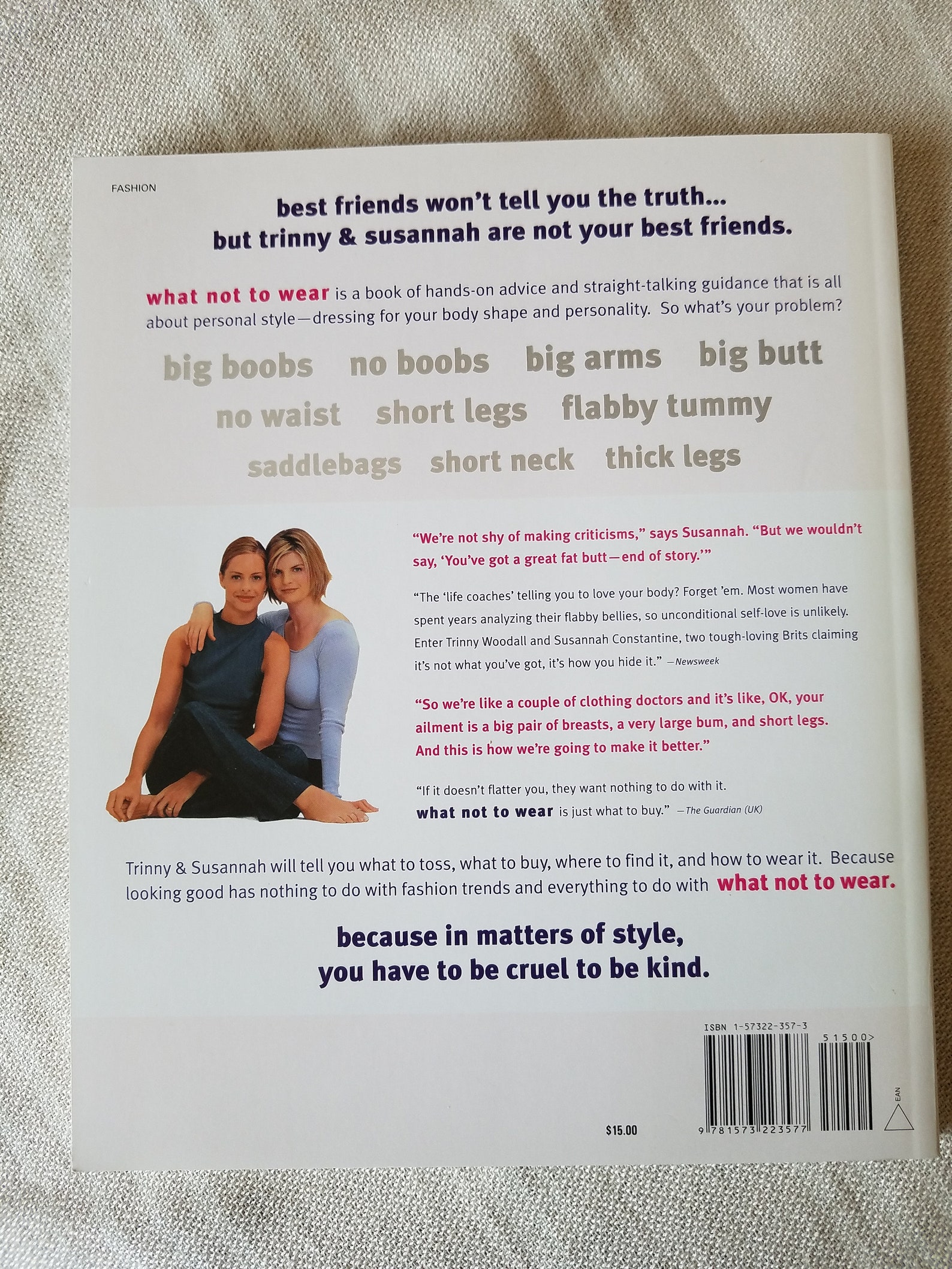 What Not to Wear by Trinny Woodall & Susannah Constantine 2001 Etsy