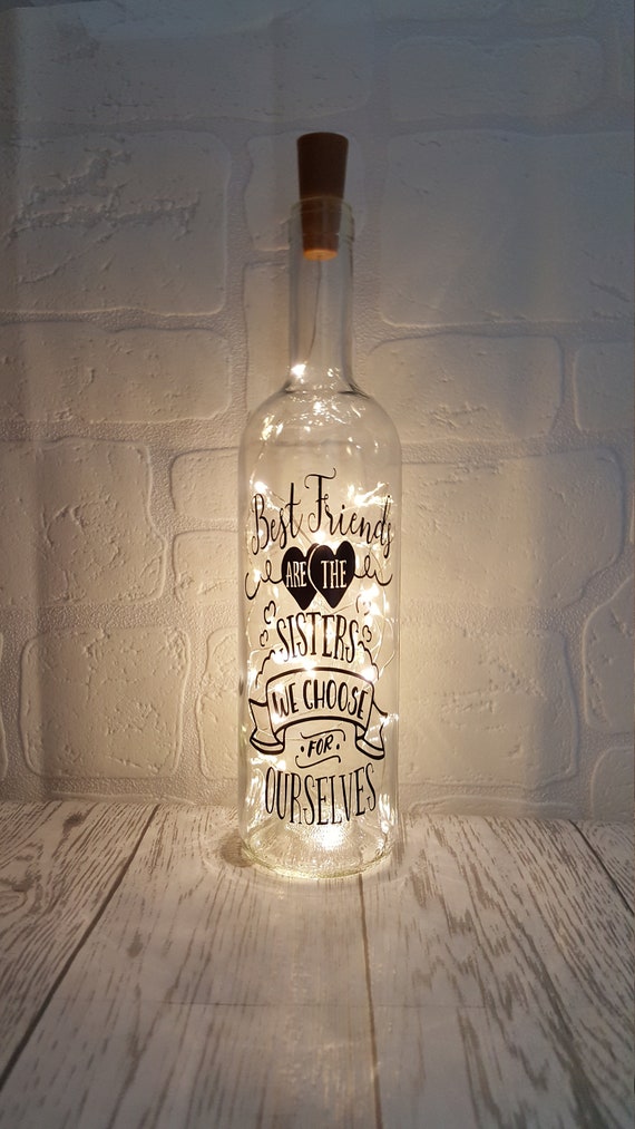 Best Friend Gift Light up Bottle Friend Gift Gifts for | Etsy