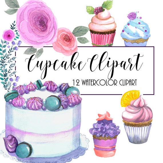 Cupcake Clipart Gateau Violet Rose Tea Party Clipart Etsy Cupcake Clipart Gateau Violet Rose Tea Party Clipart Etsy