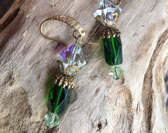 Vintage Perlen und gefunden Schmuck Reste, hochmoderne neue Ohrringe zu machen!