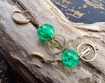 Vintage Perlen und gefunden Schmuck Reste, hochmoderne neue Ohrringe zu machen!