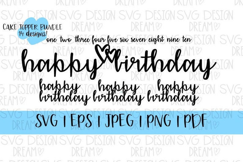 Download Birthday Cake Topper Svg Cake Topper Svg Birthday Cake Svg Art Collectibles Drawing Illustration Kromasol Com