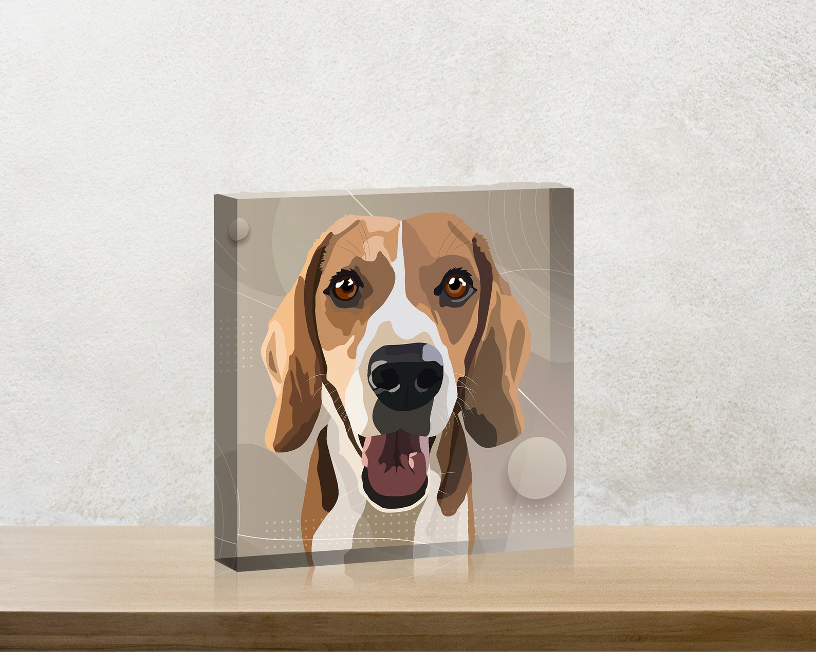 Portrait de chien personnalisé Souvenir coloré danimal Etsy France