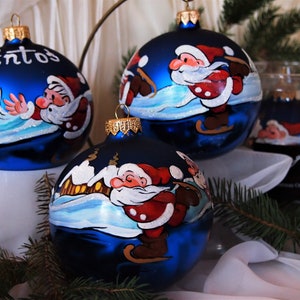 Kollektion 2022, Weihnachtsdekoration, Weihnachtskugel, ChristbaumkugelHandbemalter Schmuck, Weihnachtsschmuck, Weihnachtsbaumschmuck