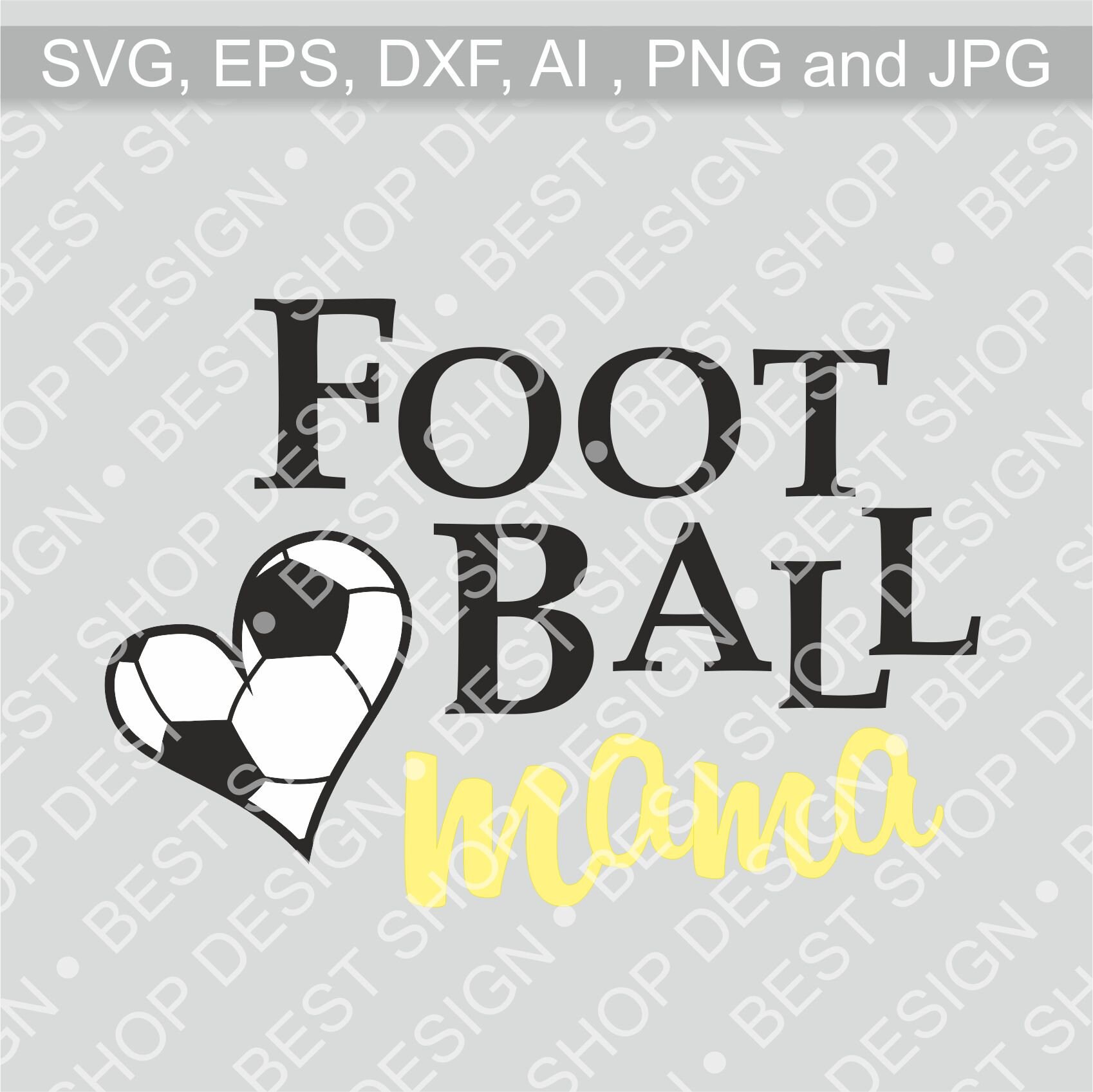 Download Soccer Mama svg Soccer Heart Soccer ball svg boys svg | Etsy