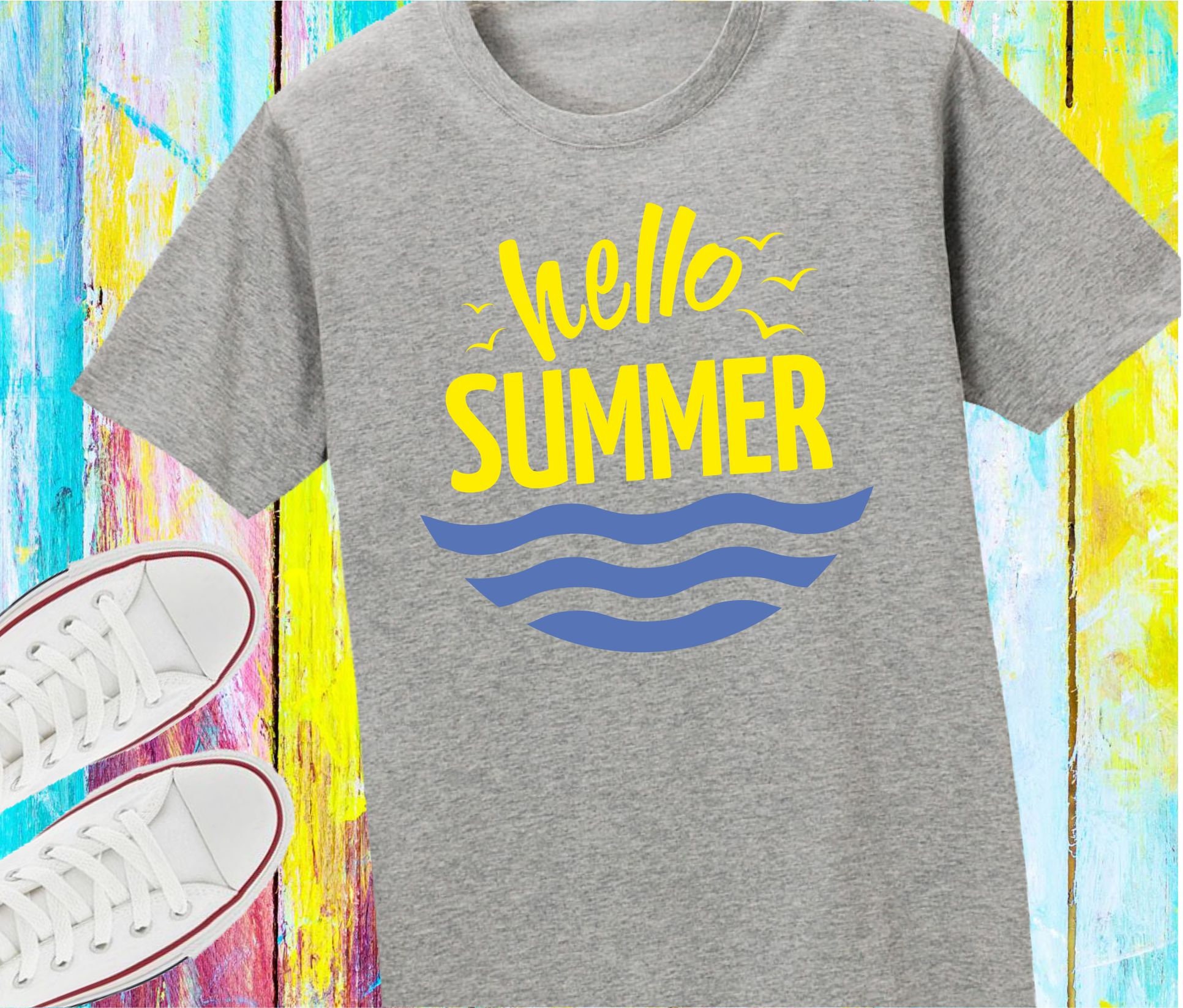 Download Hello Summer Svg Hello Summer Vector Files Download Svg Vg Etsy