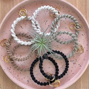 Don’t Get it Twisted : Macrame Bangle Key Ring