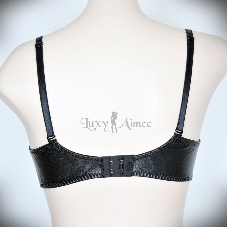 Cristin PLUS size / basic quarter cup bra / Luxury Black Etsy