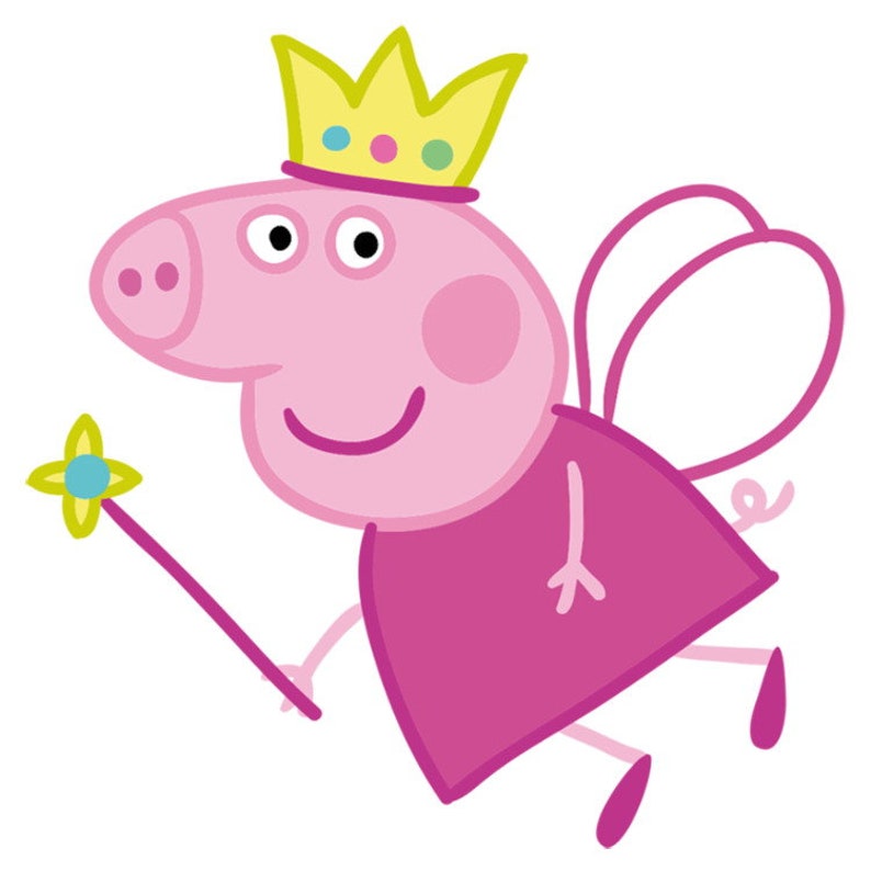 Peppa Pig Magic wand Peppa pig birthday party Princess | Etsy