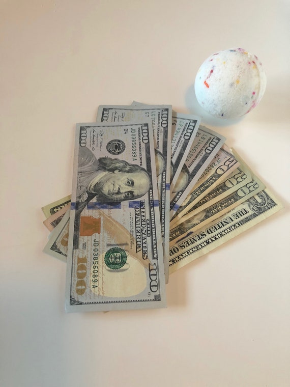 Real Cash Money Bath Bombs 1-500 Dollars Inside Guaranteed | Etsy