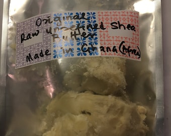 Rohe unraffinierte Sheabutter