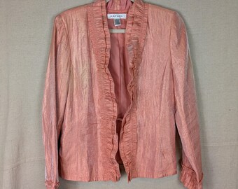 VINTAGE Rafael Pearlescent Ruffel Jacket | 8