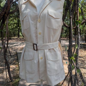 Vintage Liz Claidose Beige Bluse | 14