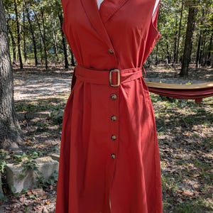 red ochre dress Red Ochre Solid Color Pantone" A-Line Dress for Sale by museofdreamers