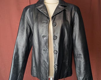 Black Genuine Leather Saguaro Jacket | M