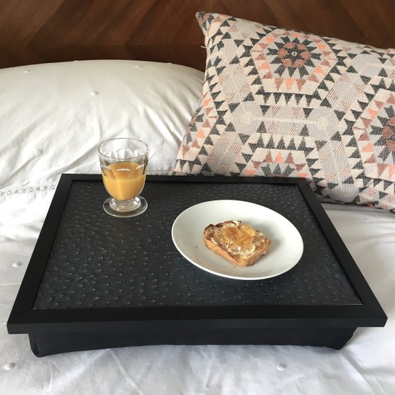 OSTRICH 21 Black Lap Tray: High Quality Bean Bag Cushion Tray, Breakfast in  Bed, TV Dinner, Laptop, Pillow Laptop Tray Table Desk 