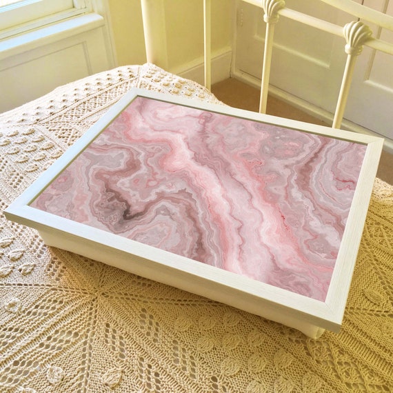 Pink tv tray sale table