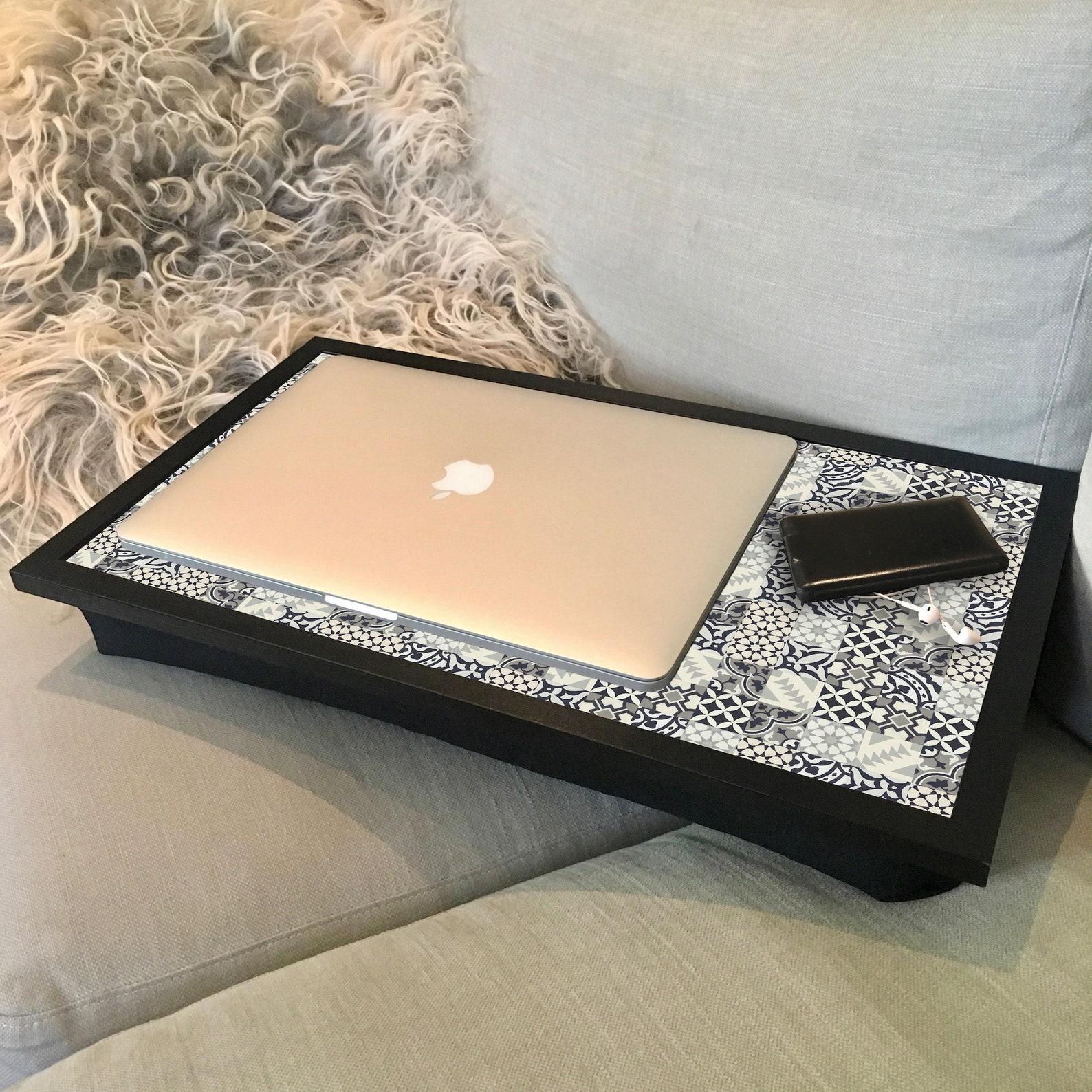 Checkers LARGE Laptop Lap Tray Desk Quality Laptop Bean Bag Etsy