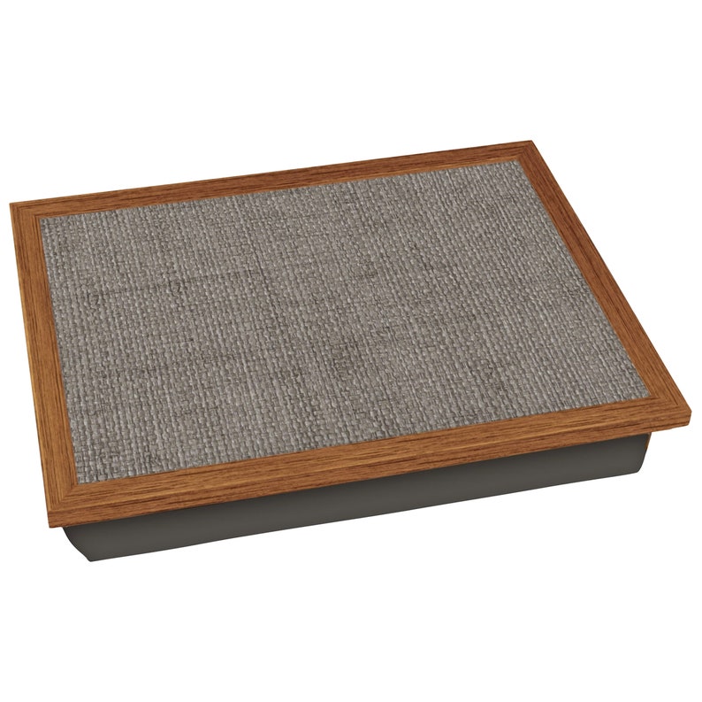 LINEN 72 Wood Lap TRAY: High Quality Bean Bag Cushion, Breakfast in Bed, TV Dinner, Laptop, Pillow Tray Table Desk image 9