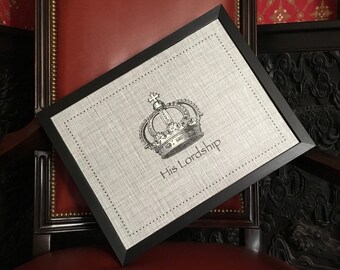 His Lordship LAP TRAY Vintage Range: High Quality Bean bag Cushion, Breakfast in Bed, TV Dinner Pillow Tray, Laptop Lap Desk