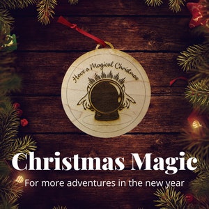 Christmas Magic Crystal Ball Ornament