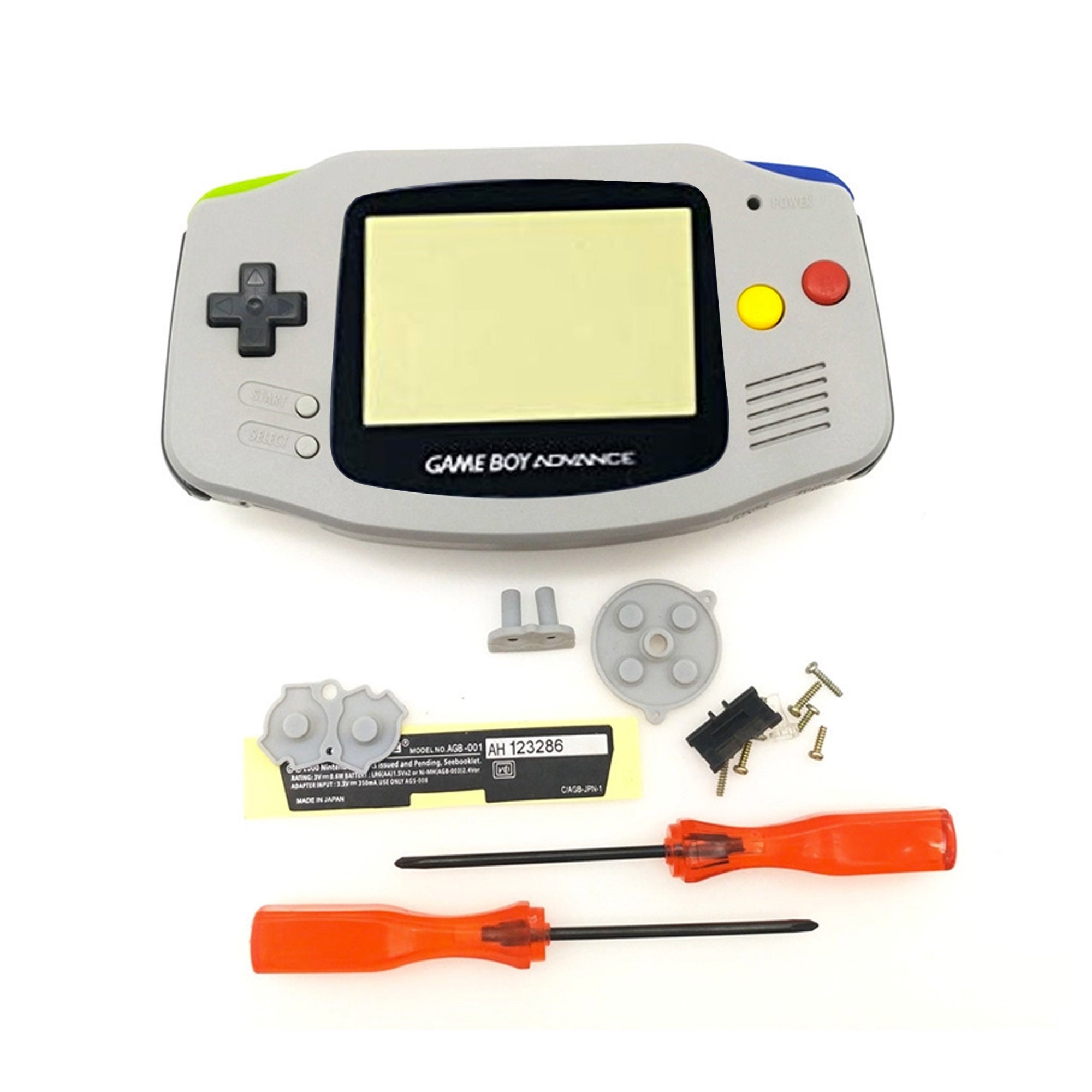 Advance Wars Custom Nintendo Gameboy Advance Shell Housing Gba 