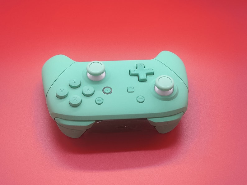 Custom Nintendo Switch Pro Controller Green Color Theme | Etsy