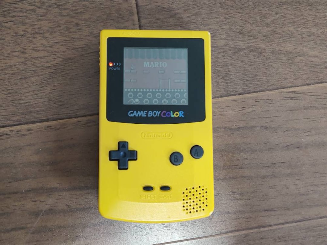 Gameboy Color Solid Yellow Console - Etsy