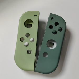 Soft Touch Pine & Matcha Green Shell for Nintendo Switch JoyCon
