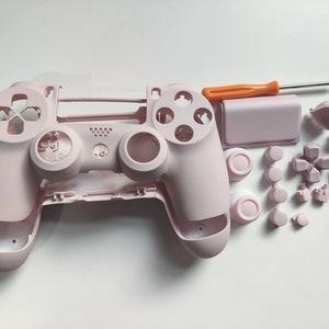 Custom PS4, PlayStation Light Sakura Pink Shell & Buttons