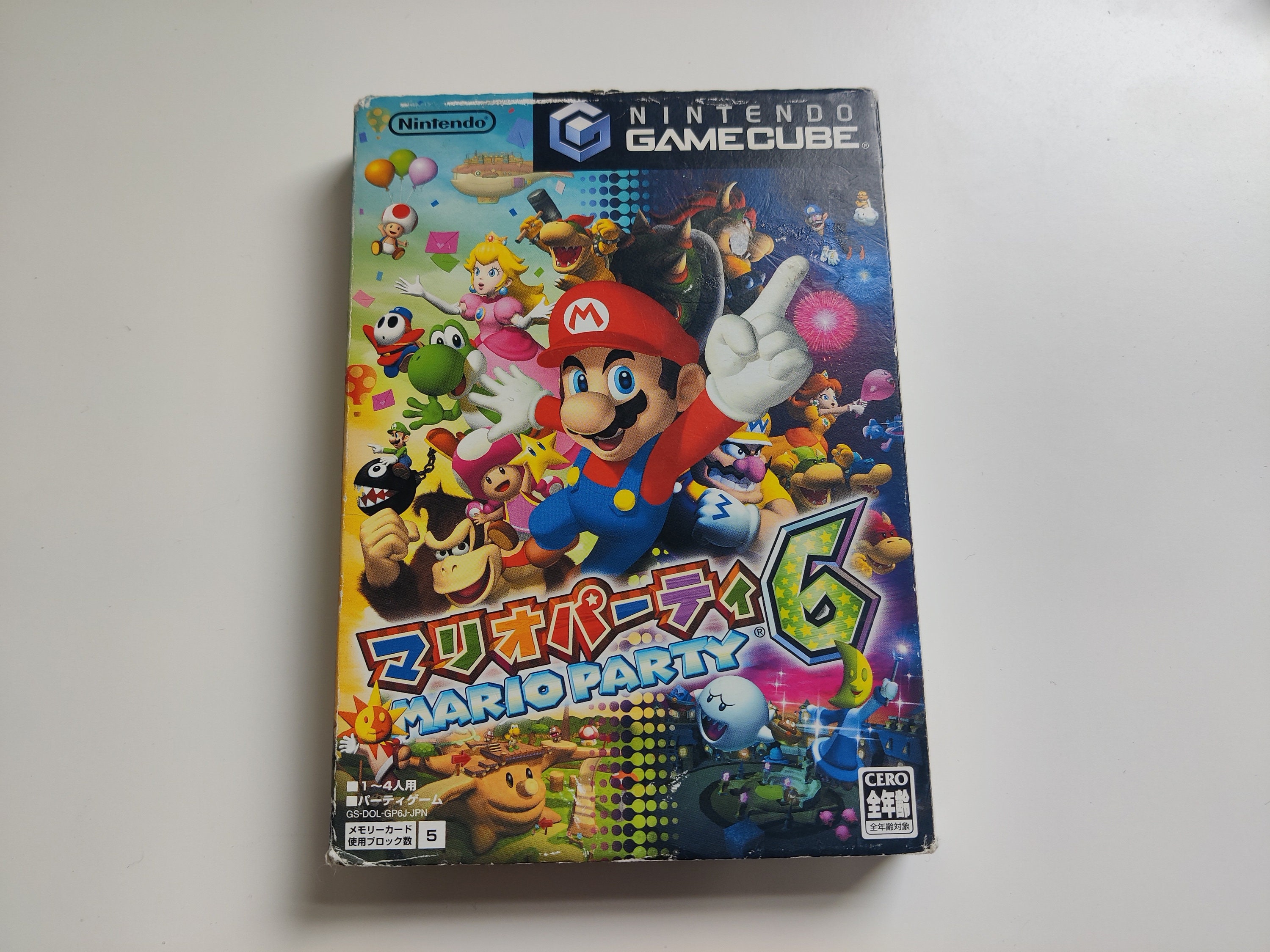 Mario Party 4 5 6 7 set Nintendo Gamecube Japan version Tested