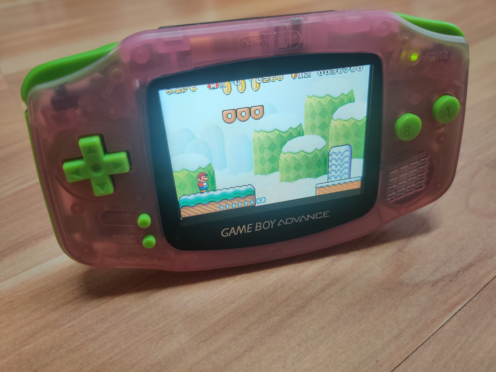 Es- Phonecaseonline Gameboy Advance Pink Transparent New | UK