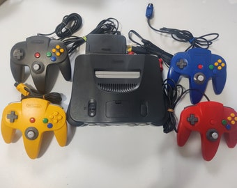 Authentic* Nintendo 64 N64 Console System Both Japan & US PLAY With One Controller(Random Color)