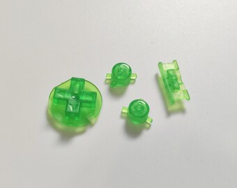 Clear Buttons For Nintendo Game Boy Color